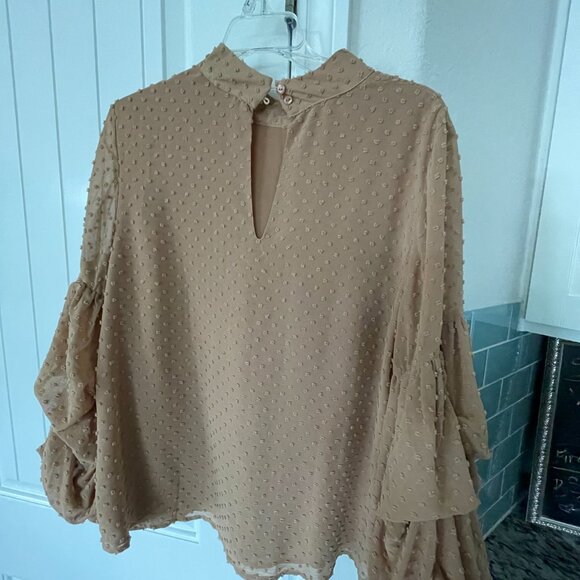 Wishlist Apparel Dusty Mauve Blouse Medium - Picture 2 of 4